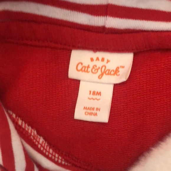 Santa one-piece outfit with hood and Pom Pom - Picture 4 of 4